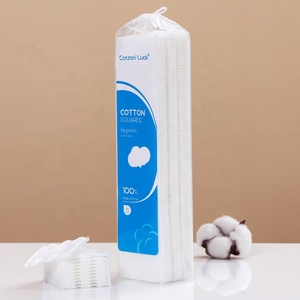 100PCS Usa E Getta di <span class=keywords><strong>Cotone</strong></span> Del Viso Make Up Remover Pads Cosmetico Piazza Tamponi di <span class=keywords><strong>Cotone</strong></span> - Product Image 3