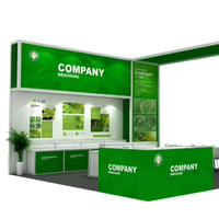 Stand d'exposition modulaire en aluminium 13*13 pieds, assemblage rapide, réutilisable, pour les entreprises de location d'expositions, Asie du Sud-Est