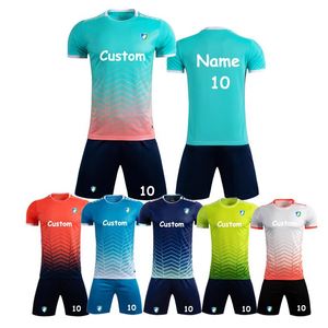 เสื้อฟุตบอลแบบซับลิเมชั่นพิมพ์ลายโลโก้ตามสั่ง สไตล์อเมริกัน แห้งเร็ว ระบายอากาศได้ดี - Product Image 1
