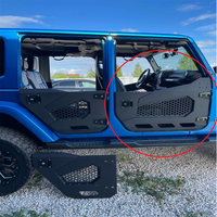 Portes d'été Portes tubulaires avec miroir latéral Protections en acier hors route pour Jeep pour Wrangler JK 2007-2017 2 portes J364 LantSun