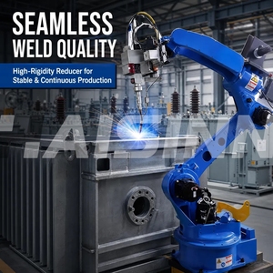 Robot articulé polyvalent pour l'asservissement de machines, la soudure par points, la soudure à l'arc, la <span class=keywords><strong>d</strong></span>écoupe, l'assemblage, les tests et l'inspection - Product Image 1