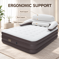 Matelas Gonflable Multicolore Tout Usage avec Dossier – Nouveau Mobilier de Maison pour une Séjour Confortable au Parc
