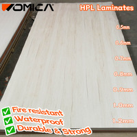 Womica, fabricant OEM, panneaux décoratifs en stratifié haute pression (HPL) imperméables et ignifuges de 3 mm, prix des panneaux HPL