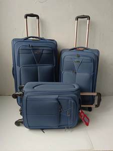 Carrito de 4 ruedas 20 24 28, <span class=keywords><strong>3</strong></span> <span class=keywords><strong>piezas</strong></span>, tela suave EVA 600D, juegos de equipaje ligero, precio barato, juego de maletas con ruedas de viaje - Product Image 3