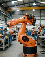 Bras robotisé industriel lourd KUKA KR 420 R3080, charge utile de 420 kg, portée de 3076 mm, 6 axes