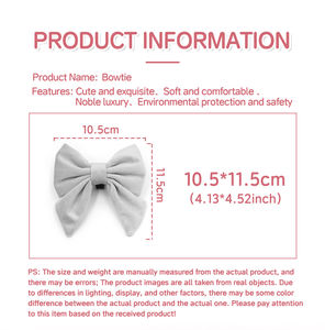 Lazo de Marinero de Terciopelo Personalizado <span class=keywords><strong>para</strong></span> Mascotas, Diseño Desmontable <span class=keywords><strong>con</strong></span> <span class=keywords><strong>Velcro</strong></span>, Corbatín <span class=keywords><strong>para</strong></span> Perro, Tela Suave, Múltiples Colores, Lazo OEM/ODM al por Mayor - Product Image 6