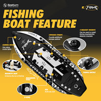 Spatium 2025 Chine Fournisseur Pêche Kayak sup Board Seule Personne Gonflable Pêche Kayak Bateau Pêcheur Kayak pour Adultes