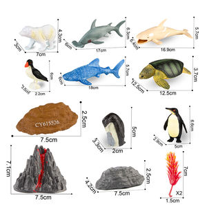 Giocattoli Educativi Animali Marini Set Secchiello Mini Giocattoli in Plastica Figure di Vita Marina per Bambini - Product Image 1