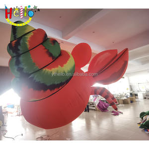 Modèle animal gonflable de mascotte de dessin animé de thème de mer - Product Image 2