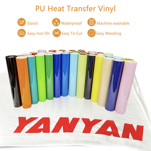 Vinilo Termotransferible <span class=keywords><strong>Flexible</strong></span> <span class=keywords><strong>de</strong></span> Poliuretano (PU) Verde Neón Personalizado, HTV <span class=keywords><strong>de</strong></span> Baja Temperatura para Ropa, Papel y Película Termoadhesivos - Product Image 5
