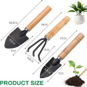 Ensemble de 3 mini-outils de jardinage <span class=keywords><strong>en</strong></span> <span class=keywords><strong>bois</strong></span>, outils de jardinage à main <span class=keywords><strong>pour</strong></span> bonsaï, outils <span class=keywords><strong>japonais</strong></span> <span class=keywords><strong>pour</strong></span> bonsaï - Product Image 5