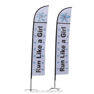 Mới phổ biến hai mặt in ấn 3.6m lễ hội lông Cờ biểu ngữ - Product Image 6