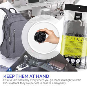 Capa de Sapato Reutilizável de PVC à Prova d'Água para Trabalho Doméstico, Durável e Espessa - Product Image 3