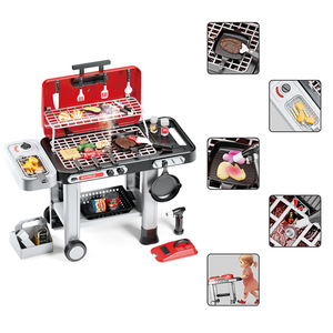 Juego de Simulación de Parrilla para Asar, Parrilla Eléctrica de Plástico y Parrillas Planas, Juego de Cocina para Niños para Cocinar al Aire Libre con Spray - Product Image 3