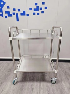 Factory Cheap Medical Stainless Steel <strong>Dressing</strong> Instrument Cart Hospital Clinic Nursing Cart Treatment <strong>Trolley</strong> - Product Image 4