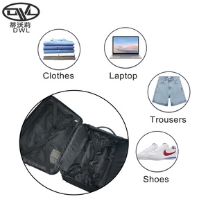 Juego de <span class=keywords><strong>maletas</strong></span> de equipaje de viaje plegables ABS de alta calidad, Maleta plegable de lujo clásica ligera para avión - Product Image 5