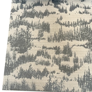 100% polyester thoáng khí đồng bằng Jacquard sofa bọc vải không thấm nước nổi dệt 300D + 10S sợi nhuộm xương cá - Product Image 1