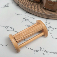 Cadeaux relaxants pour maman et papa : Outil de massage portable pour tissus profonds et serviette de soulagement de la neuropathie, petit épurateur en bois entièrement naturel