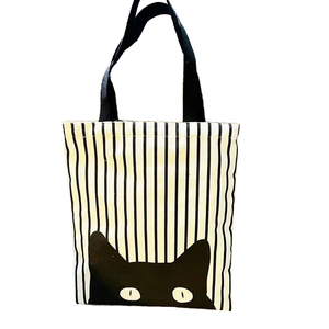 Sac fourre-tout en toile de coton personnalisé avec logo imprimé en couleur, fermeture éclair antivol, idéal pour les promotions, cadeaux, usage universitaire pour femmes - Product Image 1