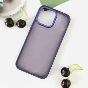 Carcasa de teléfono móvil personalizada Popular para iPhone 15 14 13 12 cubierta de teléfono colorida de TPU suave con marco de Metal protección de lente