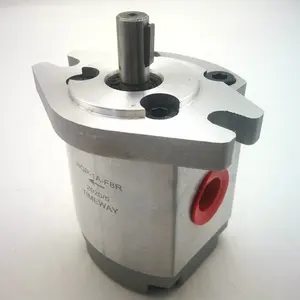 Điện Gói Áp Lực Cao 25Mpa Trục Thẳng Nhôm Hợp Kim Bánh Răng Bơm HGP-1A-F6R HGP-1A-F8R Thủy Lực Máy Bơm Dầu