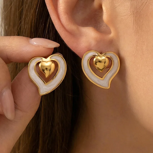 Boucles d'oreilles papillon tendance anti-chute pour femmes, en acier inoxydable 304, bijoux d'oreille légers, accessoires pour un usage quotidien - Product Image 2