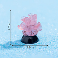 Lumineux Coloré DIY Résine Artificielle Corail Récif Fish Tank Décoration Artisanat Miniatures Résine Faux Corail Plante Aquarium Décor
