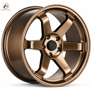 Jantes en aluminium forgé 6061-T6 classiques à 6 branches de 18 à 24 pouces, finition noir mat, jantes de performance pour Nissan GTR, Toyota Supra, <span class=keywords><strong>BMW</strong></span> - Product Image 1