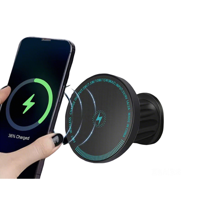 Trending product 2026 New Electronic Accessories Air Vent Magnetic Wireless Charger Phone Holder 15W Fast Charging Adapters