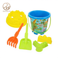Ensemble de jouets de plage et de sable pour enfants unisexe comprenant des moules à sable en plastique et un seau à outils pour s'amuser en été pour les jeux des enfants