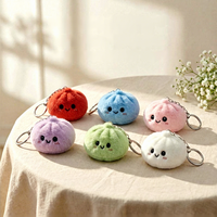 Jouet Squishy en Peluche en Forme de Boulette Vapeur Réaliste, Anti-Stress et Gadget de Décompression pour Enfants et Adultes, Soulagement de l'Anxiété, Prix de Gros