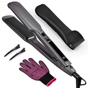 Fer plat de haute Performance avec Logo personnalisé, lisseur de cheveux, degrés 500F, livraison gratuite - Product Image 5