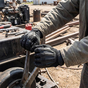 Buitensporten Motorfiets Heren Synthetisch lederen handschoenen Antislip Touchscreen Jagen Fietsen Motocross Tactische handschoenen CE/ISO - Product Image 6