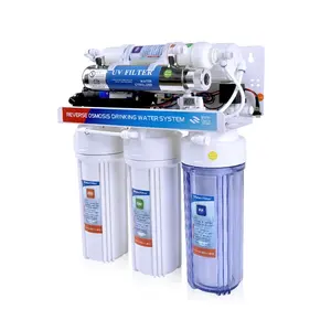 75 GPD 6-Stage Reverse Osmosis Drinking Water Filter with UV RO Water Purifier