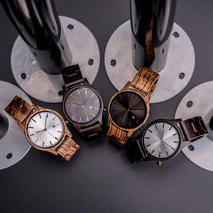 Relojes de Madera de Sándalo de Alta Calidad para Hombre, Reloj de Pulsera de Madera con Fecha, Relojes de Cuarzo, Regalo Masculino, Personaliza con Nombre y Logotipo - Product Image 5