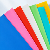 Rouleau de film plastique PVC flexible anti-déchirure, imperméable, coloré, transparent, matière première PVC pour la lamination de vêtements