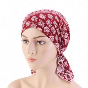 Turban élastique en polyester – Bonnet chimio tendance pour femme, idéal pour l'extérieur – Vente en gros - Product Image 1