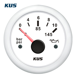 Kus SEA-V श्रृंखला 52 मिमी 0 ~ 10 बार तेल दबाव गेज 12v/24v/24v/24v - Product Image 3