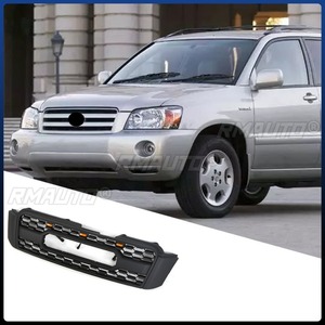 Parrilla Delantera para Toyota Highlander 2004-2007, Parrilla Deportiva, Kit de Carrocería, Accesorios para Auto - Product Image 3