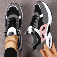 Chaussures de course à coussin d'air pour femmes grandes tailles, colorées, confortables, respirantes, pour la gym et le sport, modèle MK-26004