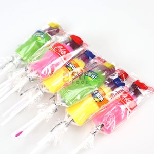 Fábrica <span class=keywords><strong>CANDY</strong></span> <span class=keywords><strong>QUEEN</strong></span>, venta al por mayor, etiqueta personalizada, piruletas de caramelo duras multicolores (paquete individual), botellas de Cola Halal afrutadas recubiertas - Product Image 4