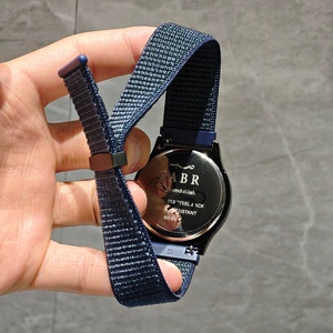 New Casual Fashion Arabic Digital Business Quartz Watch Men's Sabr Watch <b>Lightweight</b> Skin Friendly Soft Velcro Strap - Product Image 4