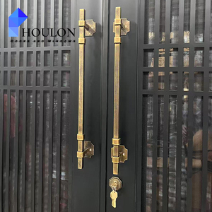 Puerta de Entrada Exterior de Hierro Forjado Estilo Hacienda Colonial <span class=keywords><strong>Española</strong></span> con Rejilla - Product Image 2