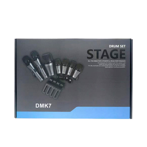 Microphone dynamique filaire professionnel pour batterie, idéal pour scène, groupe, instrument, caisse claire, batterie <span class=keywords><strong>de</strong></span> type Wheat, en métal - Product Image 3