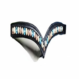 Cow Softy — rembourrage en cuir, 4 pièces, canal vide, bande de sourcils pour le bord, durable, décoration avec perles colorées de 10mm, vente en gros - Product Image 1