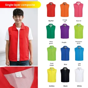 <span class=keywords><strong>Gilet</strong></span> en polyester réfléchissant avec logo personnalisé pour vêtements de travail, événements et usage quotidien - Product Image 6
