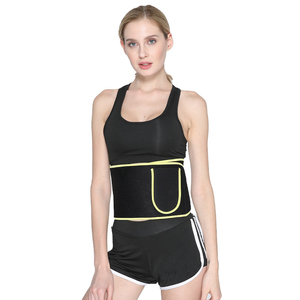 Entrenamiento físico poliéster suave ajustable cintura delgada lumbar corsé recortador entrenador vientre estómago envoltura cinturón con bolsillo - Product Image 5