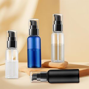 Flat Shoulder Transparent Eco-friendly Recyclable Toner Spray Emulsion <b>Pump</b> Glass Bottle <b>Black</b> Spray Screen Printed Toilet Paper - Product Image 6