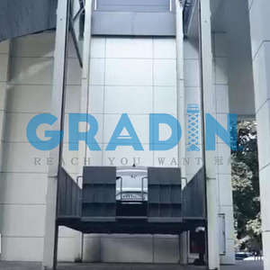 Chất Lượng Cao Tùy Chỉnh Hướng Dẫn Đường Sắt Hàng Hóa Thang Máy Cho Bãi Đậu Xe Trên Sàn - Product Image 4