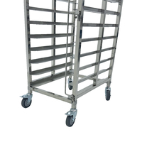 Vente directe par l'usine 201/304 acier inoxydable métal pain plateau de cuisson casserole support chariot pour cuisine Restaurant